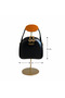 Women's Black Mini Hand and Shoulder Bag with Double Compartments, Stylish Daily Crossbody Bag - 5