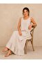 Women's Flounced Thick Strap Cotton Fabric Dress 42-46 - 2