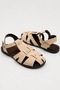 Women's Cage Model Suede Sandals with Buckle, Comfortable Daily Summer Shoes - 6
