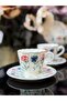 6-Person Porcelain Acar Reneta Coffee Cup Set - 3