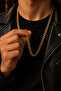 3.5 mm 100% Original Copper Gourmet Chain Necklace Men Women Shiny Chain - 5