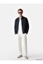 Southblue Navy Blue Regular Fit High Collar Men's Jacket - 2