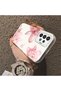 Samsung Galaxy A73 Compatible Silicone Edge Hard Back Case Couple Phone Case with Floral Pattern - 4