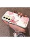 Samsung Galaxy S24 Fe Compatible Silicone Edge Hard Back Case Couple Phone Case with Floral Pattern - 2