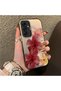 Samsung Galaxy A16 Compatible Silicone Edge Hard Back Case Couple Phone Case with Floral Pattern - 3