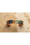 Copper Mosaic Art Patterned Adjustable Clamp Bracelet |   100% Handmade Copper - 8