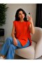 Women's Crew Neck Open-Side Lace-Up Oversize Knit Sweater - 2