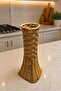 Rattan 4203 Triangle Vase - Knitted Flower Pot Vase Multi-Purpose Decorative Rattan Vase - 2