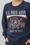 Boy's Printed Navy Blue Long Sleeve Tracksuit Set Us2615-C-V1 - 3