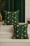 Vintage Flora Gift Digital Printed 4-Piece Throw Pillow Cover - 2