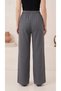 Smoked Women's Muslin Palazzo Sweatpants High Waist Wide Leg - 7
