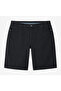 Black Men's Denim Shorts Lycra Classic Cut Large Size Jean Shorts - 2