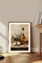 Garlic and Olive Oil Natural Healing Duo Decorative Kitchen Design Framed Mdf Painting