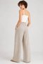 Linen-Mixed Stylish Casual Loose-Leg Women's Pants - 3
