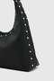 Andi Staple Detailed Hand and Shoulder Bag in Black - 6