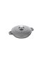 Vas cu capac, fonta, 20 cm, Graphite Grey -