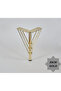 Üç telli ayak 4lü set gold 20cm - 2