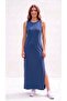 Crew Neck Sleeveless Slit Supreem Dress - 2