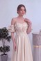 Women's Strapless Detachable Sleeve Princess Long Evening Dress Satin Burgundy, Powder, Navy Blue, Beige, Brown, Black - 2