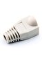 RJ45 Soft Plastic Strain Relief Boots – Cat5, Cat5e, Cat6, Cat6e – White Pack Of 100PCS - 3