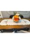Cream Ruffled Embroidered Luxury Runner (135 X 50 cm) - 7