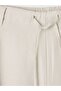 Lcw Modest Beige Modal Blend Women's Pleated Trousers - 6