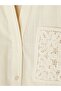 Lcw Comfort Beige Embroidered Women's Shirt - 7