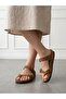 Women's Men's Genuine Leather Suede Orthopedic Anatomical Cork Sole Flip Flops