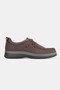 Men's Brown Genuine Natural Leather Eva Sole Lace-Up Shoes - 5