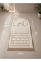 Silk Velvet 1.5 cm Sponge-Filled, Special Embroidered Detail Prayer Mat, Orthopedic Prayer Mat + Bag - 2