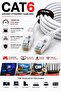 كابل إيثرنت CAT6 بطول 3 أمتار RJ45 LAN كابل إنترنت ومودم وراوتر للكمبيوتر - 3
