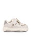 White Silver Velcro Girls' Sports Shoes - 2