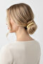 3 Pcs Light Yellow Phone Cord Spiral Hair Tie Flexible and Non-Breakable Rubber Hair Band - 3