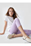 Nevavm Girls' Leggings with Elastic Waist and Difference in Color - 2