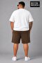 Süperlife Large Size Men's Lace-Up Shorts Spr26Bsr592 - 3