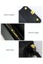 Women PU Shoulder Crossbody Sling Tote Satchel Clutch Underarm Bag, Large-Capacity Handbag - 4
