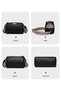 Women Genuine Leather Shoulder Bag Multi-Pocket Satchel Crossbody, Ladies Cross Bags (Black) - 5