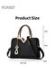Women Stylish Handbag with Exquisite Pendant, Large Capacity Shoulder Bag with Adjustable Strap and Zipper Closure, - 6