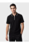 Nevavm Men's Textured Polo Collar T-Shirt with a Difference