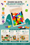 Wooden Tetris Intelligence Game – Montessori Educational Colorful Geometric Puzzle - 4