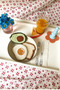 Breakfast Patterned Coasters Presentation Table Decoration Set - 5