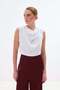 Pearl Brooched Degaje Blouse - 3