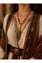 Authentic Zhenra Dzi Stone Necklace – Handcrafted Natural Stone Design Necklace for Women