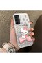 Samsung Galaxy A25 Compatible Hard Acrylic Back Silicone Edge Lens Protection Case - 2