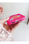 Redmi Note 14 4g Compatible Case with Camera Protector Red Silicone Couple Phone Case Bear Pattern - 4