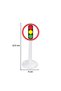 17 Piece Mini Traffic Signs Road Set - Educational Set with Toy Cars (Ages 3+) - 4