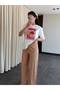 Camel Elastic Waist Modal Trousers - 2Y3447 - 3