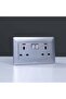 Milano 13A Twin Socket With Switch & Led Indicator Sl Ps - 2
