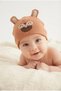 Organic Cotton, Soft Textured, Ribbed Mole Model Set of 3 Unisex Baby Hats (Tile-Green-Grey) - 2