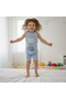 Children's Printed Light Blue Color 2-Piece Set Cb1049 - 3